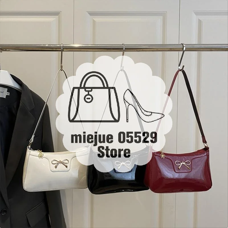 

Элегантная сумка из искусственной кожи с бантом, большая женская сумка через плечо, повседневная сумка для подмышек