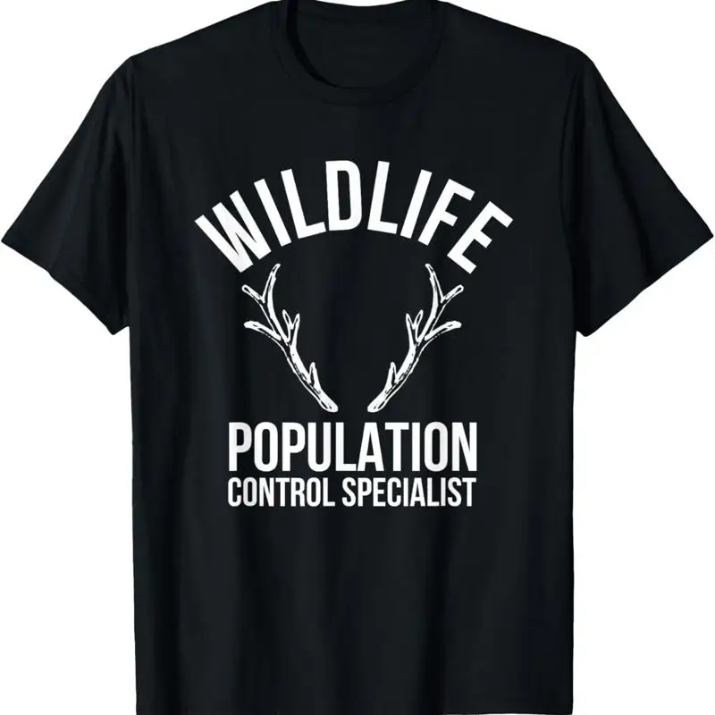 Wildlife Population Control Specialist Deer Hunting T Shirt