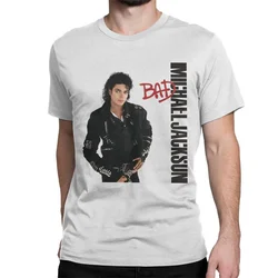 Crew Neck Michael Jackson Tee Shirt Short Sleeve Clothing BAD Pop Music Album Dancer T Shirt for Men Women Cotton  T-Shirt