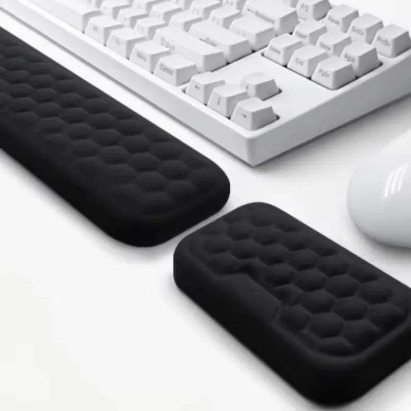 Keyboard Mouse Wrist Protection Rest Pad Ergonomic Office Typing Relax Wrist Memory Foam Mouse Pad PC Computer Laptops Mouse Pad