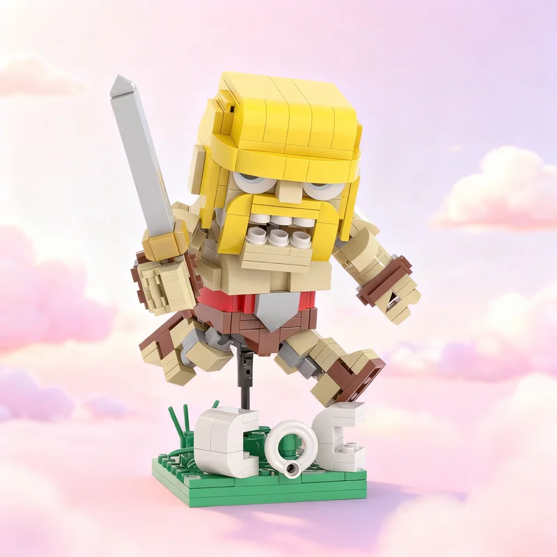 

321pcs MOC BARBARIAN OF COC Model Building Blocks Construction Toy Assemble Christmas Gift Creative DIY Idea Kids Architecture