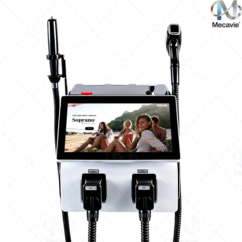 2In1 6 Wavelength FAC Diode Laser Hair Removal PicoSecond Laser Machine 10 Bars 5000W Sapphire Cooling Tattoo Pigment Removal Sk