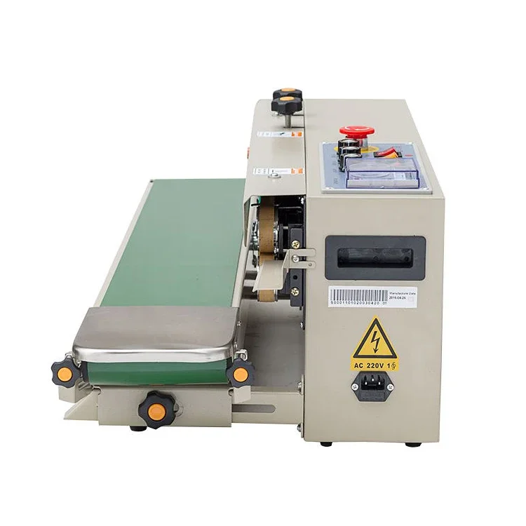Premium Industrial High Speed Solid Ink Continuous Band Sealer Plastic Bag Thermoplastic Sealing Machine
