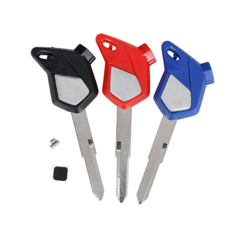 1Pcs Blank Key Motorcycle Replace Uncut Keys For Scooter Magnet Anti-theft lock PCX 125 SCR100 WH110 150 LEAD125 AirBlade
