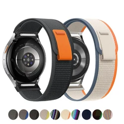 Band for Samsung Galaxy watch 7 FE 6 5 Pro 4 classic 44mm 40mm wrist No gaps Nylon Trail correa bracelet Galaxy watch 7 Strap