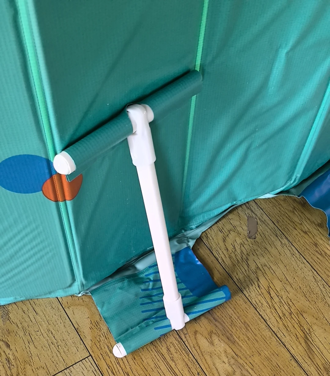 Piscina pieghevole addensata da 2,6 m Piscina per bambini pieghevole non gonfiabile all'aperto Gioco d'acqua estivo Piscina da bagno oversize