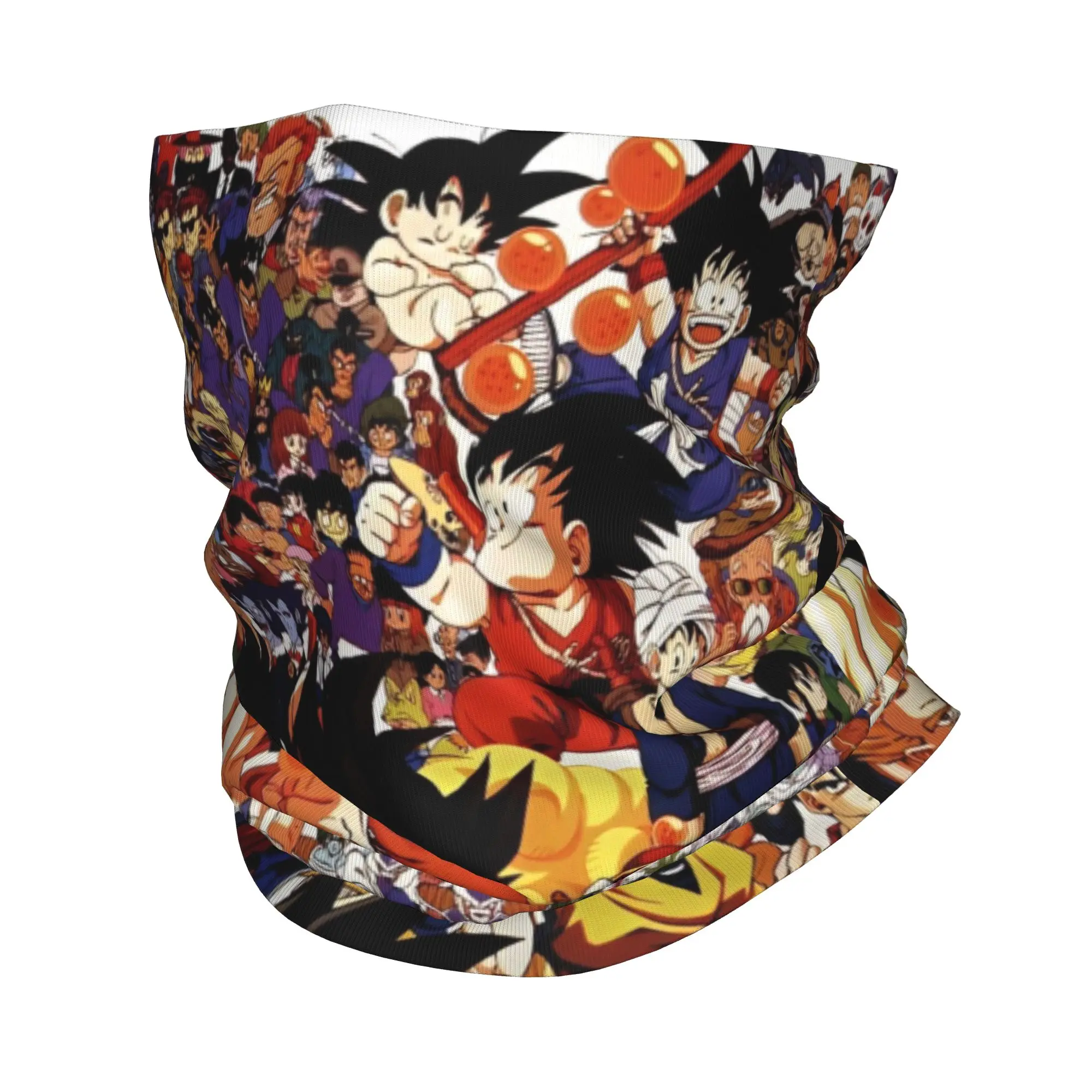 Men Women dragonball dragonballz dbz Bandana Accessories Neck Gaiter Printed  Mask Scarf Warm Headband For Fishing Washable