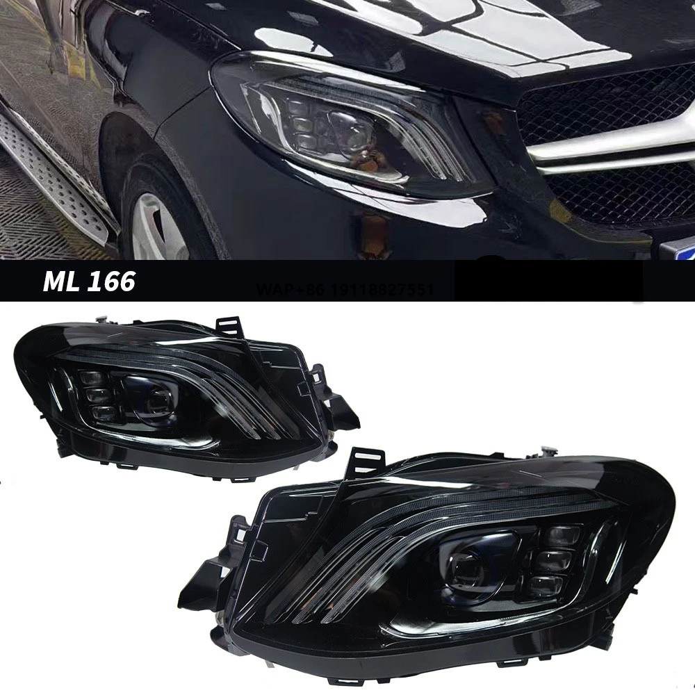 

LKS Car Model for Benz ML Class 166 2012-2015 LED DRL Dynamic Signal High and Low Beam Day Running Light DRL Light Auto Lamps