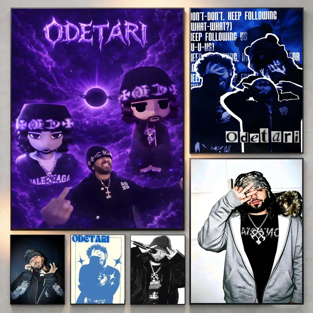 Energetic Singer O-Odetari Poster Current Style Home Wall Art & Sleek Living Space Accents