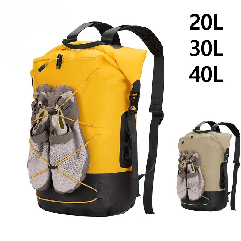 Outdoor Camping Adventure Storage Bag Large Capacity Backpack Naturehike 2025 40L Ultralight TPU Wet & Dry IPX6 Waterproof Bag