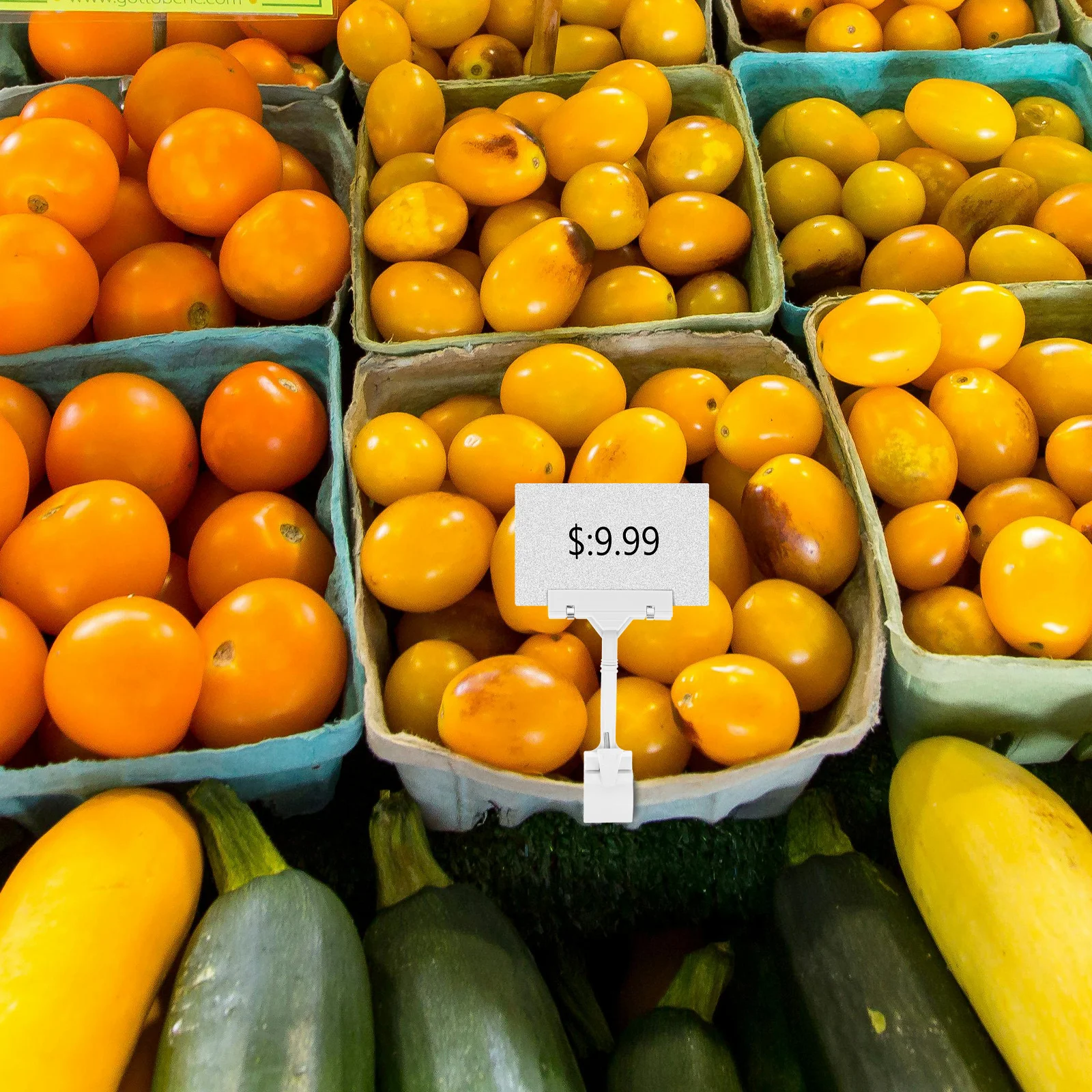 

10Pcs Advertising Clip Adjustable Plastic Sign Holder for Retail Display Shelf Label Card Pop Stand Merchandise Tag Rack