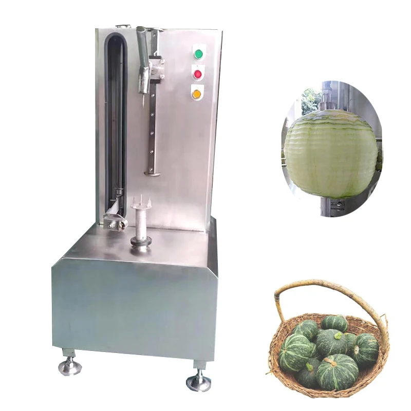 Electric Commercial Automatic Peeling Machine Melon And Fruit Peeling Equipment Butternut Squash Skiving Machine