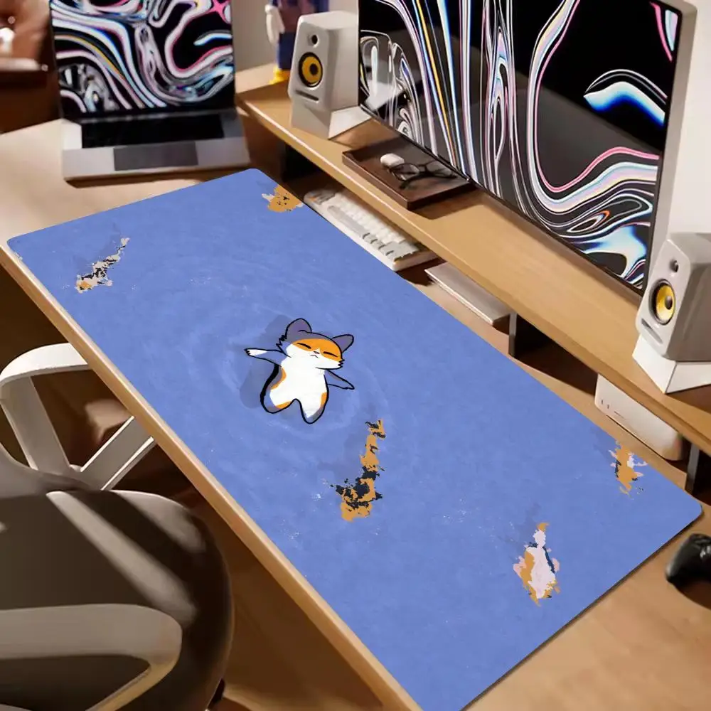 

Cute Animals Mouse Pad Large Computer Office Game Table Mats XXL Rubber Anti-slip Gaming Keyboard Mousepads Long Desk Pads 90x40