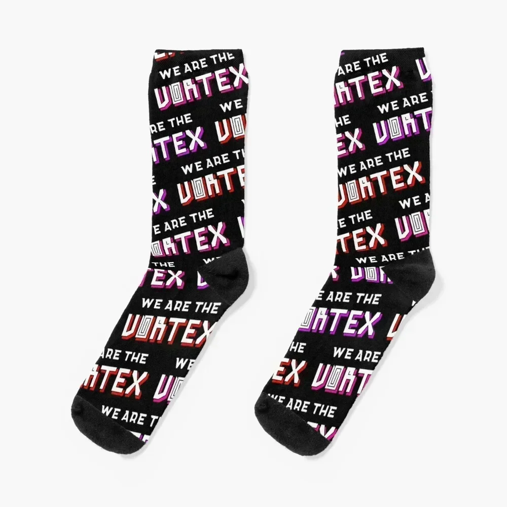 

We Are The Vortex--Multicolor Socks soccer anti-slip funny sock man designer Socks Women Men's