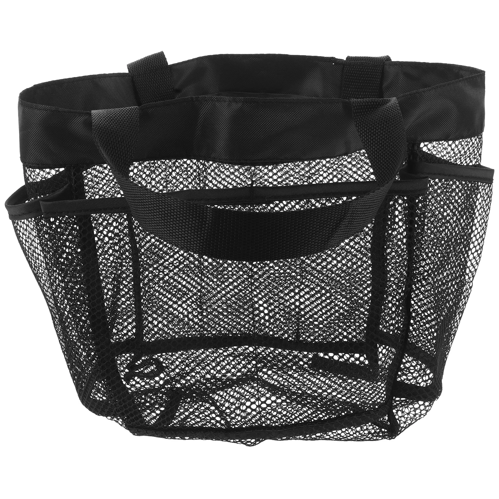 

Large Mesh Shower Tote Bag Portable Quick-Dry Dual Handles Multipocket for Travel Dorm Room Essentials Toiletry Bathroom Camp