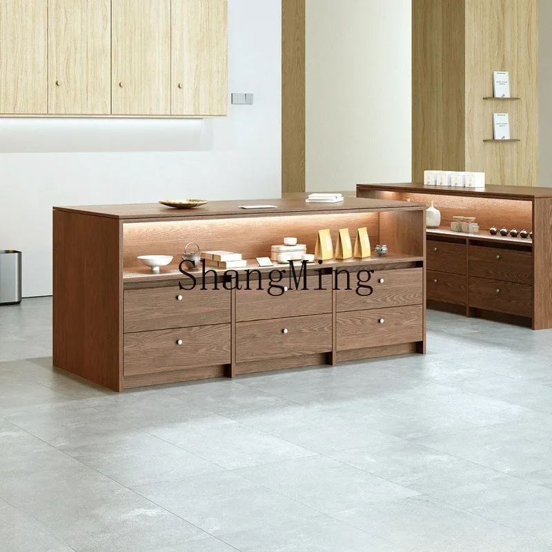 SM home clothing store cashier Nakajima display table, locker, paint decoration ornament, exhibition stand