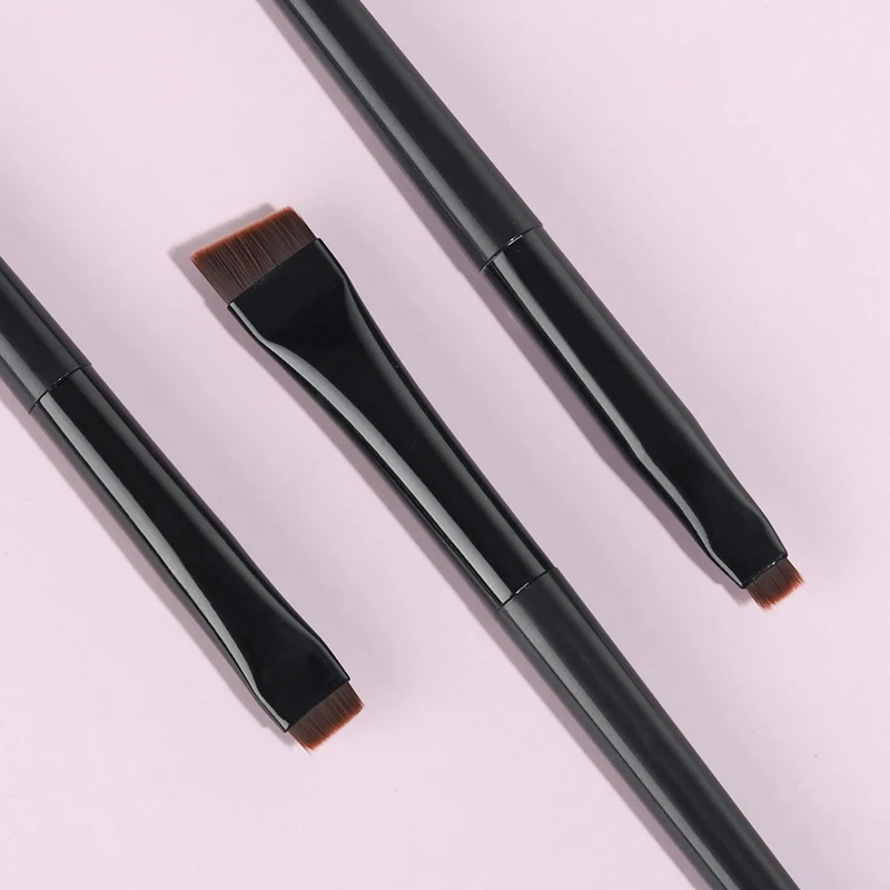 Set di 3 pennelli Pennelli eyeliner per sopracciglia e occhi