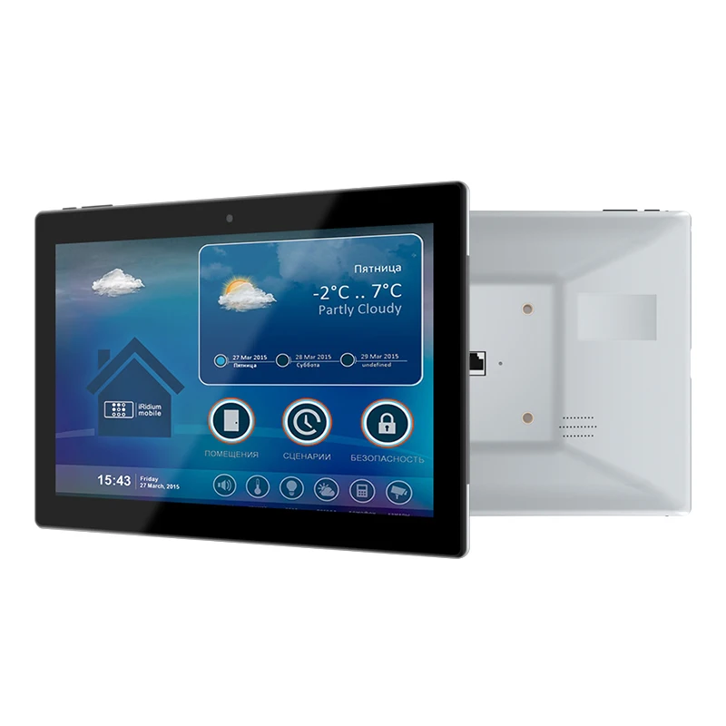 10 Inch Metal Case Vesa Mount RJ45 POE Tablet For Smart Home Surveillance System