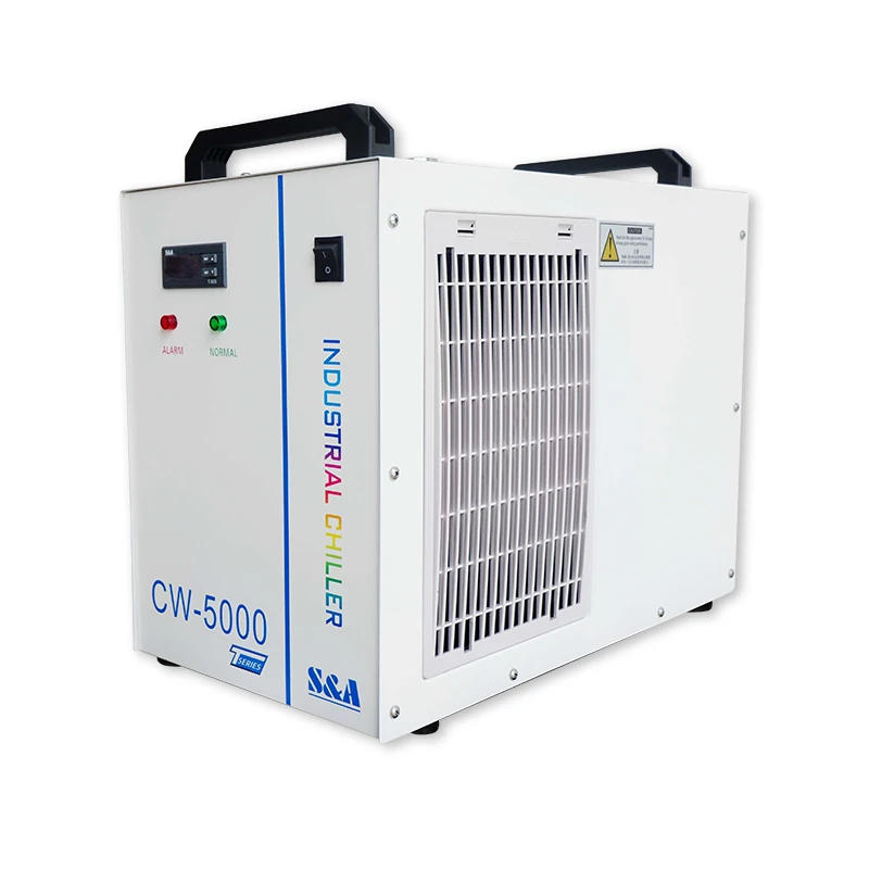 CW5000 Industrial Water Chiller 110V/220V For CO2 Laser Tube Cooling