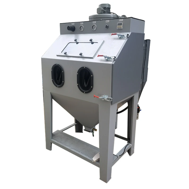 

manual sandblasting machine box hardware mold high pressure rust removal and sanding refurbishment polishing sanding machine