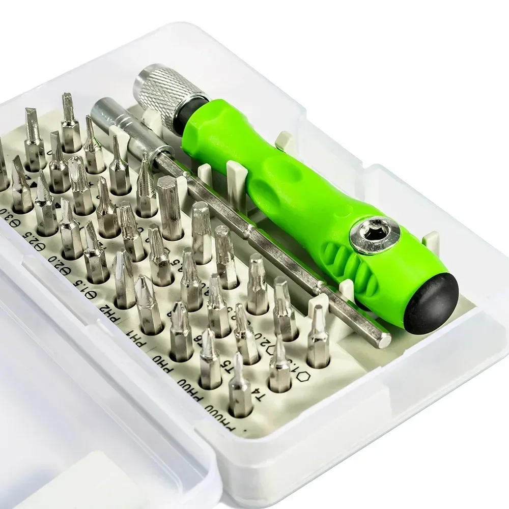 32 in 1 Mini Magnetic Precision Screwdriver Set Repair Tool Kit with Drill Bits for Electronics Watch Phone Home DIY Maintenance