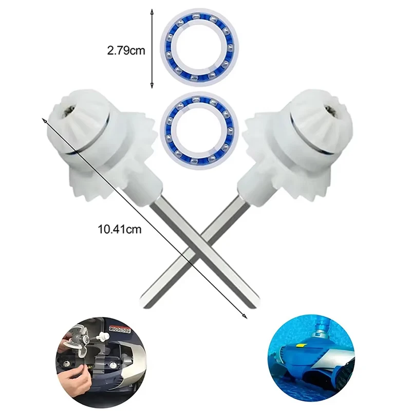 مجموعة عمود محرك منظف حمام السباحة لجزء استبدال مجموعة ضبط Zodiac MX6 MX8 MX6EL MX8EL مع عمود محرك R0525100