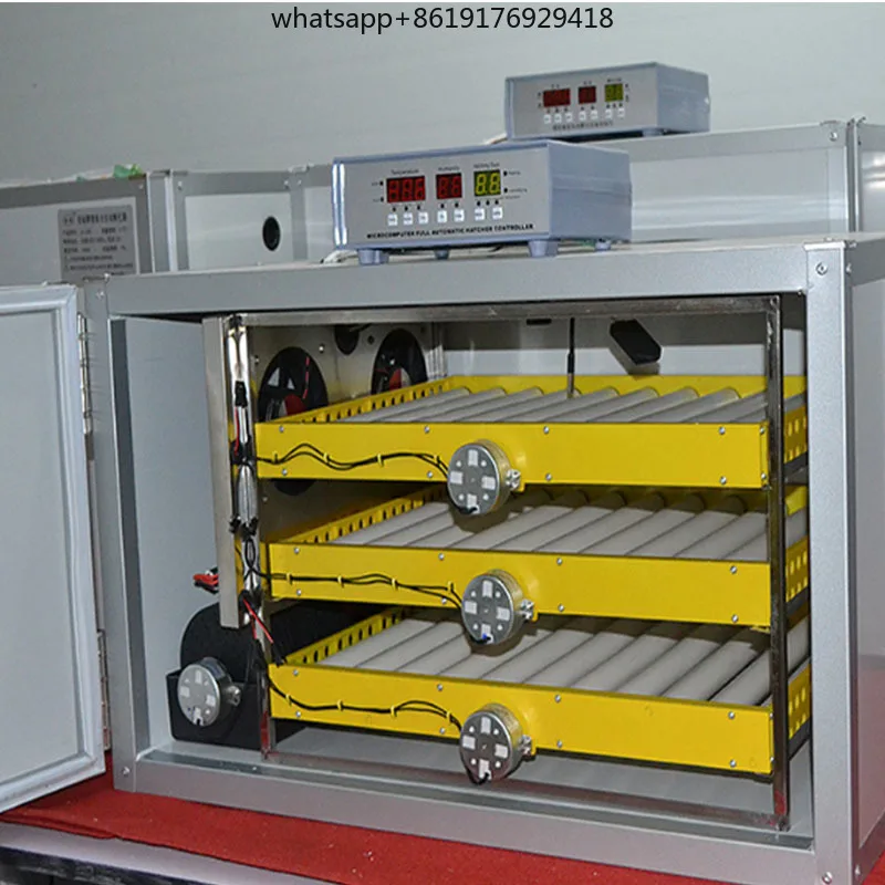 528 بيضة سعة كبيرة حاضنة بيض الدجاج تربية الدواجن حاضنة أوتوماتيكية للدجاج البيض