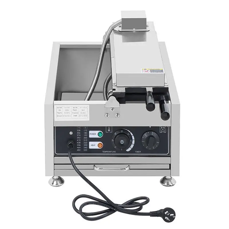 Commercial Taiyaki Machine 6 Hole Taiyaki Machine Fish Waffle 3000W Stainless Steel Waffle Maker Electric For Sale