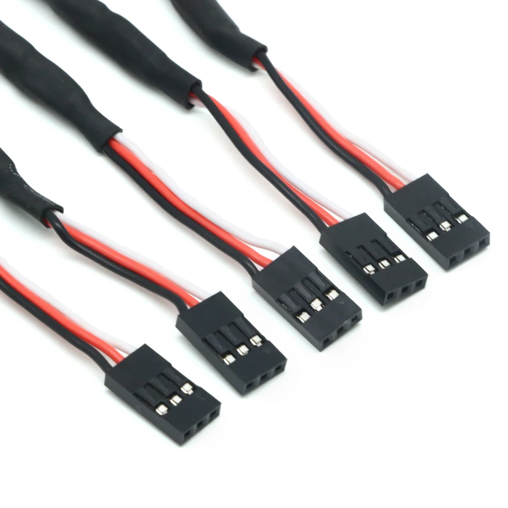 50pcs/lot 500mm 300MM 100MM 150MM 200MM Y Extension Lead Wire Cable for RC Futaba JR Servo Part DIY Rc Model parts