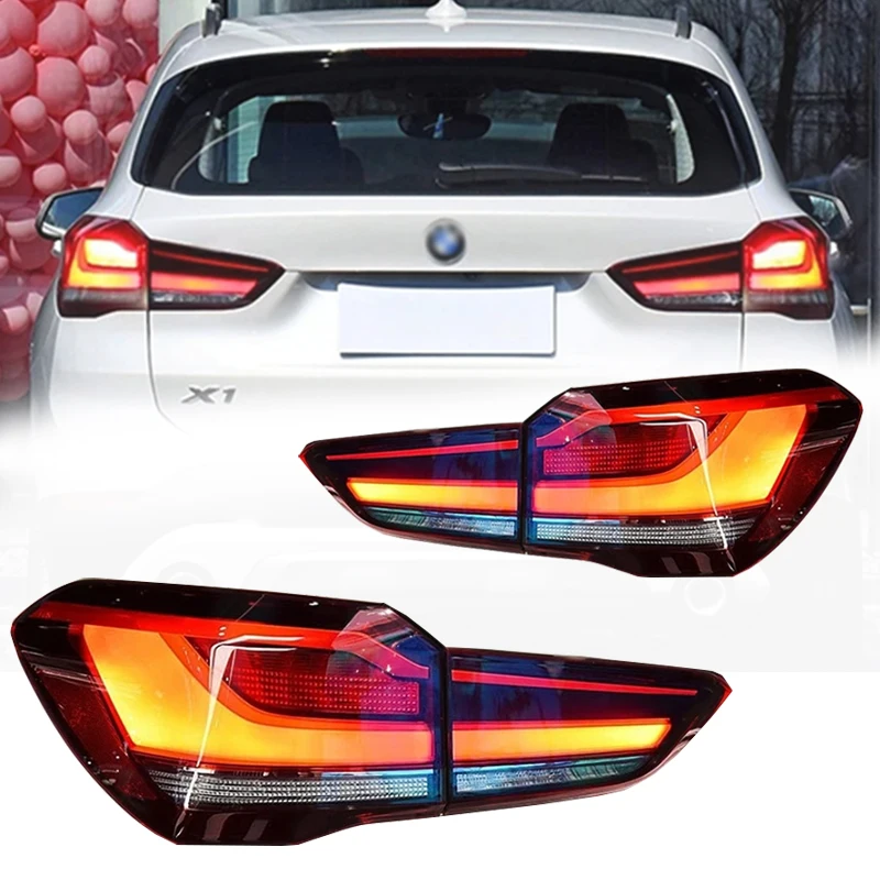 For BMW X1 LED taillight 2016 2017 2018 2019 F48 rear taillight assembly DRL daytime running turn signal light auto accessories