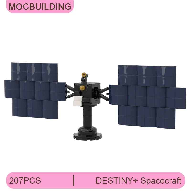 

Конструктор MOC: Набор для сборки космического корабля и модели Destiny, 207 деталей. Креативная космическая модель для демонстрации. Новогодние игрушки и подарки.