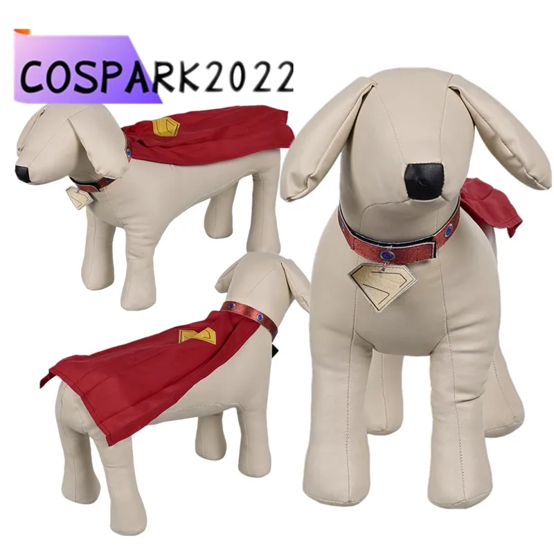 

Одежда для домашних собак, костюм супербог, фантазия, крипто, косплей, ТВ, кларк, щенок, красный плащ, накидка, наряды, карнавальный костюм на Хэллоуин