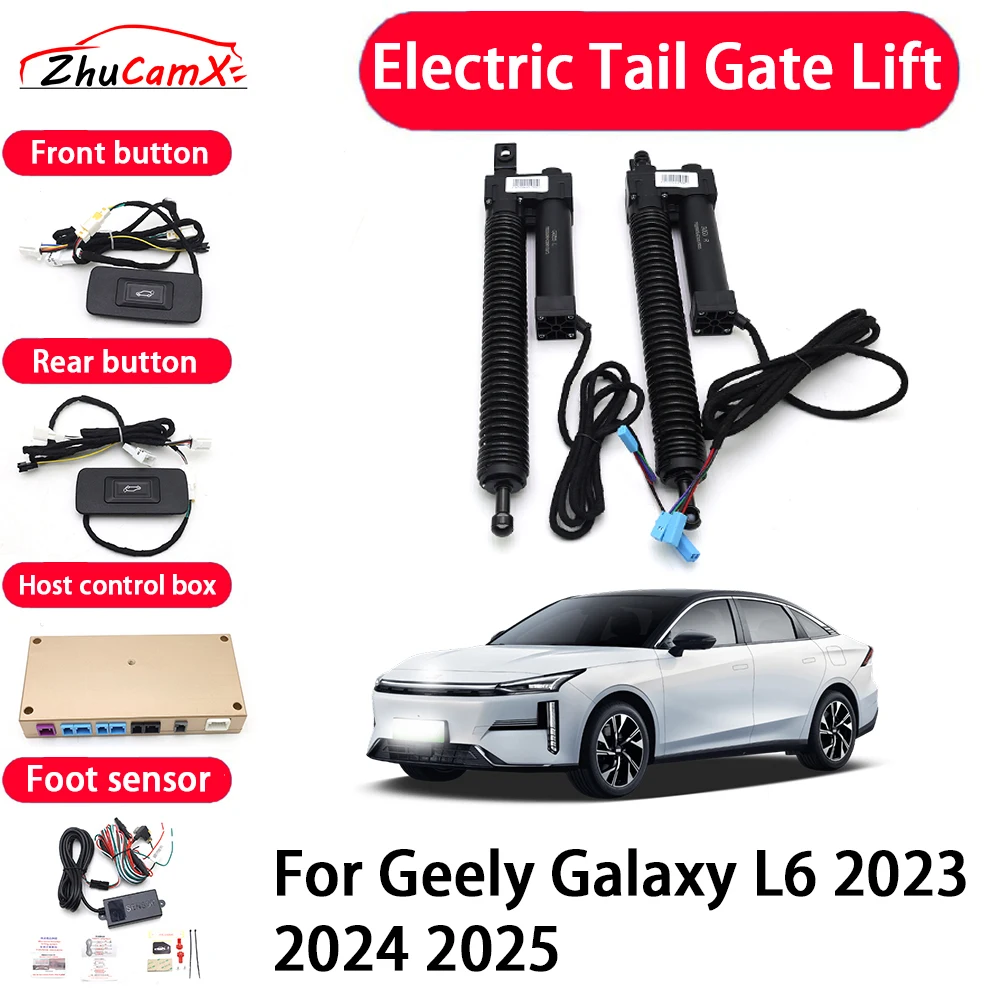 ZhuCamX Car Automatic Electric Tail Gate Lift Tailgate Assist System for Geely Galaxy L6 2023 2024 2025