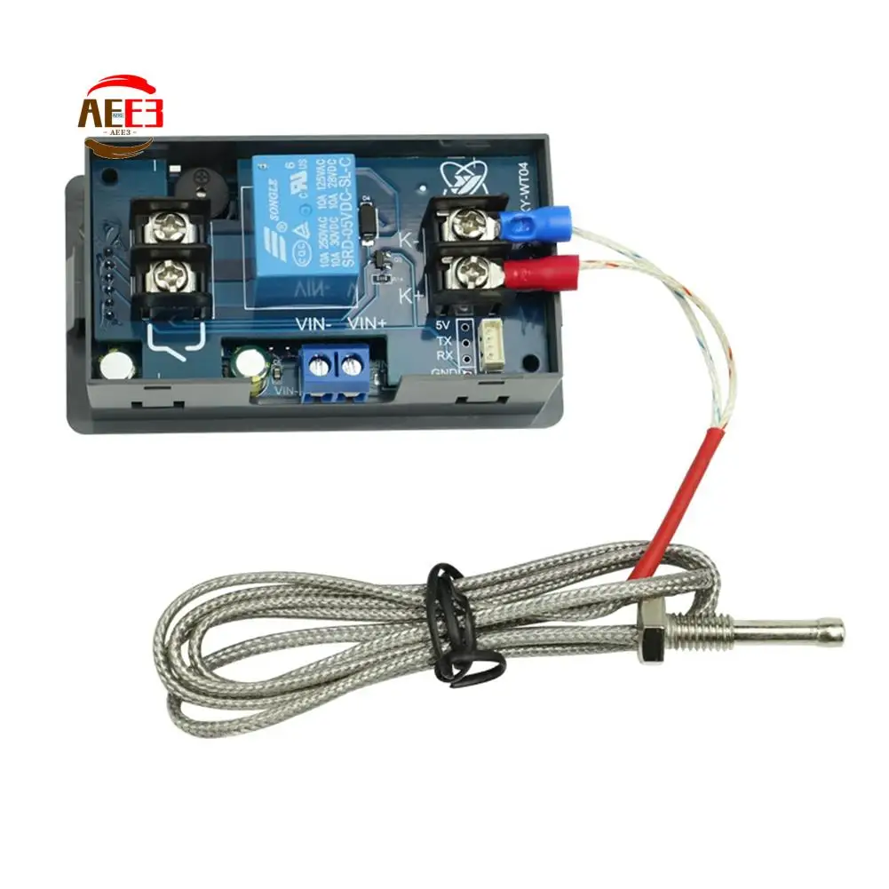 

AEE3-XY-WT04 High Temperature Digital Thermostat K-Type Thermocouple High Temperature Controller -99-999 Degrees