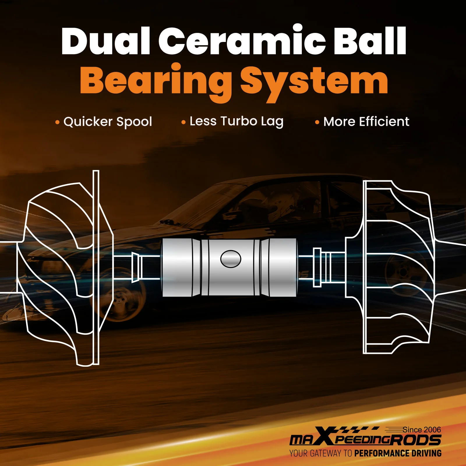 Racing 660 T25 Dual Ball Bearing 0.70 AR 350-660HP Billet Turbo สําหรับ 1.4L-3.0L