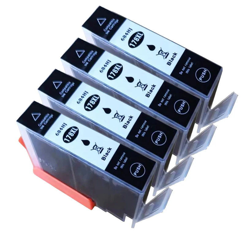 

Compatible ink for HP 178XL Black For hp5510 5515 6510 7510 B109a B109n B110a B209a 3070A printer hp178 ink cartridges
