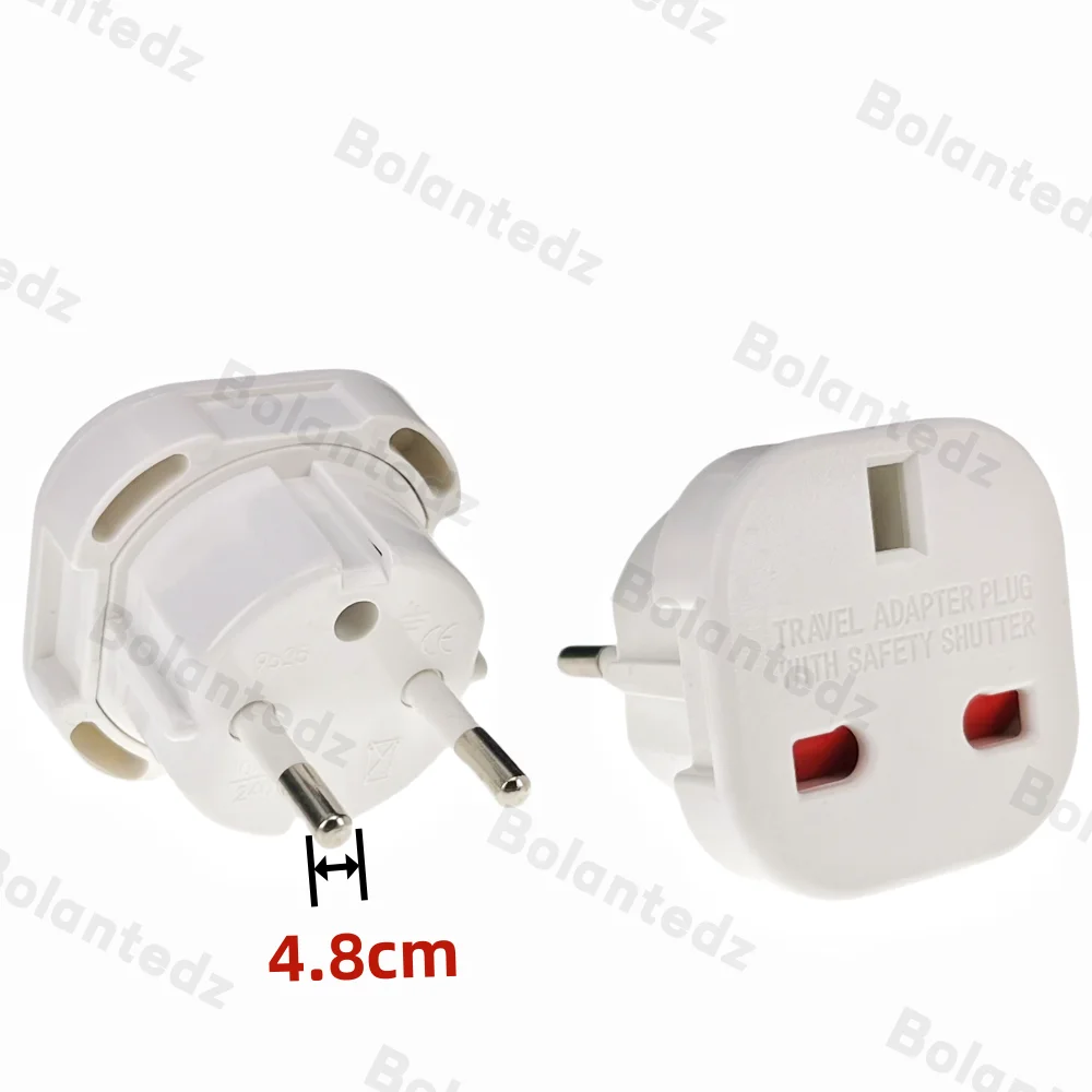 1 Stück UK auf EU Steckdosenadapter 220V Euro Reisestecker Konverter AC Wandladegerät Netzteil UK British Adapter Steckdosen – Detail 2