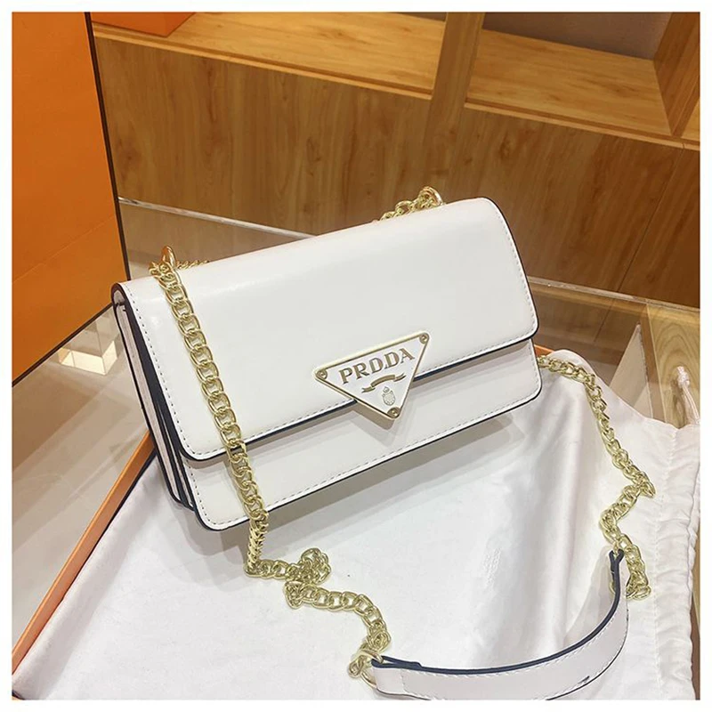 High Quality Women's Bag 2024 New Fashion Chain Bag Letter One Shoulder Crossbody Bag Small Square Bag Bags