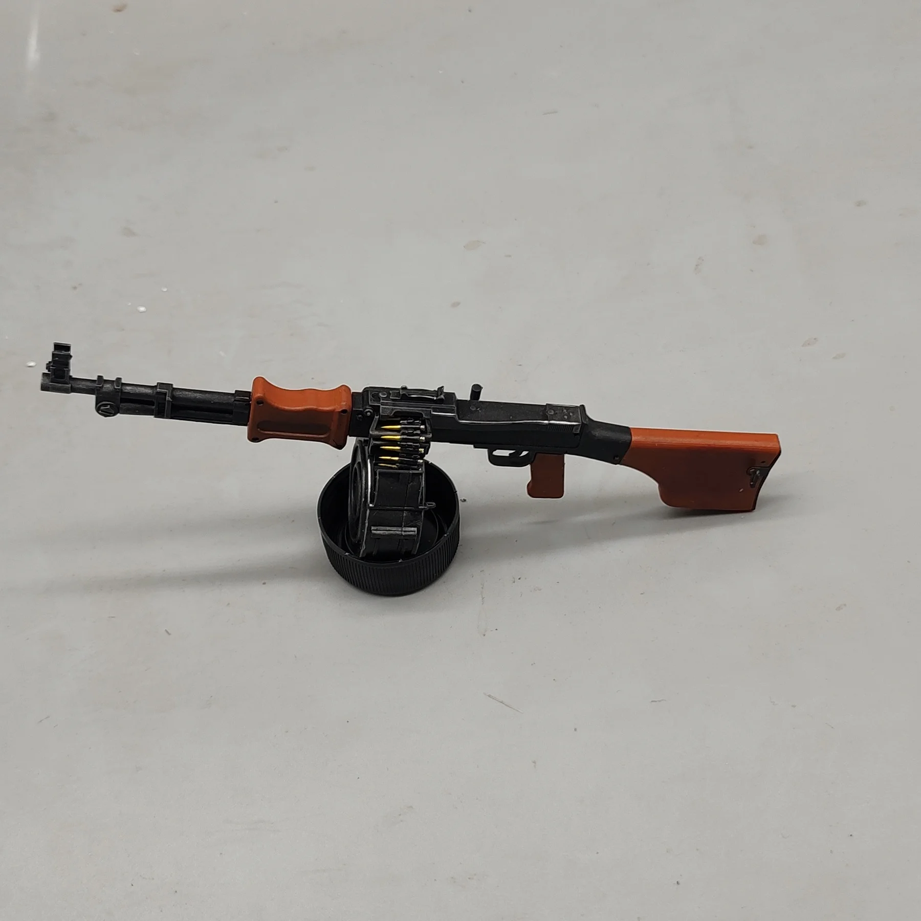 Modelo soviético RPD LMG impreso en 3D, escala 1/6, réplica precisa de pistola de juguete en miniatura para figura de acción, pantalla de escritorio