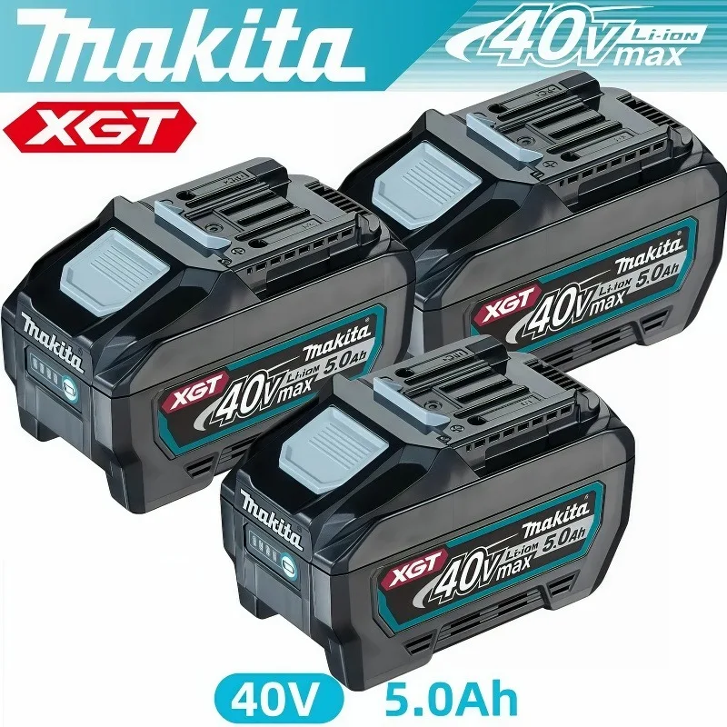 

SU For Makita 40V Battery 5.0Ah Li-ion Battery For XGT 40V BL4025 BL4040 BL4020 BL4050 BL4060 BL4050B Electric Drill Screwdriver