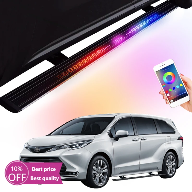 

Cc CarAutomatic Neon Led Light Power Side Step Electric Running Board for TOYOTA Sienna 2021-2024