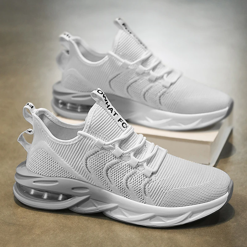 

YRZL Mens Sports Running Shoes Lightweight Breathable Comfortable Sneakers Non Slip Walking Shoes Athletic Shoes