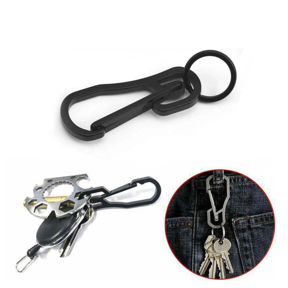 

Car Stainless Steel Keychain with Ring Hanging Pendant Car Key Styling Decor Auto Motorcycle KeyRing Car Interior Accessories