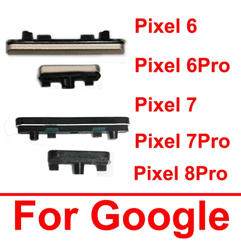 For Google Pixel 6 7 8 Pro 6pro 7pro 8pro On OFF Power Volume Side Keys Volume Power Buttons Repair Parts