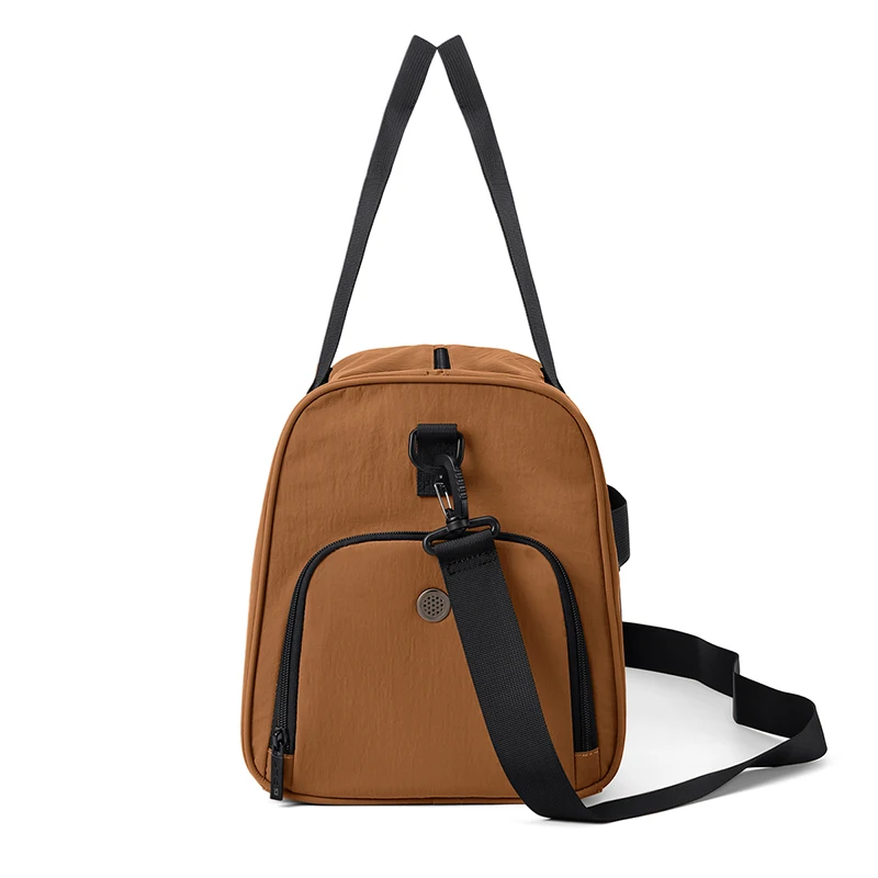 GOLF QUALITY Large Capacity Travel Bag Waterproof Foldable Duffel Versatile Handbag Lightweight Sand Brown Luggage for Travel view 3