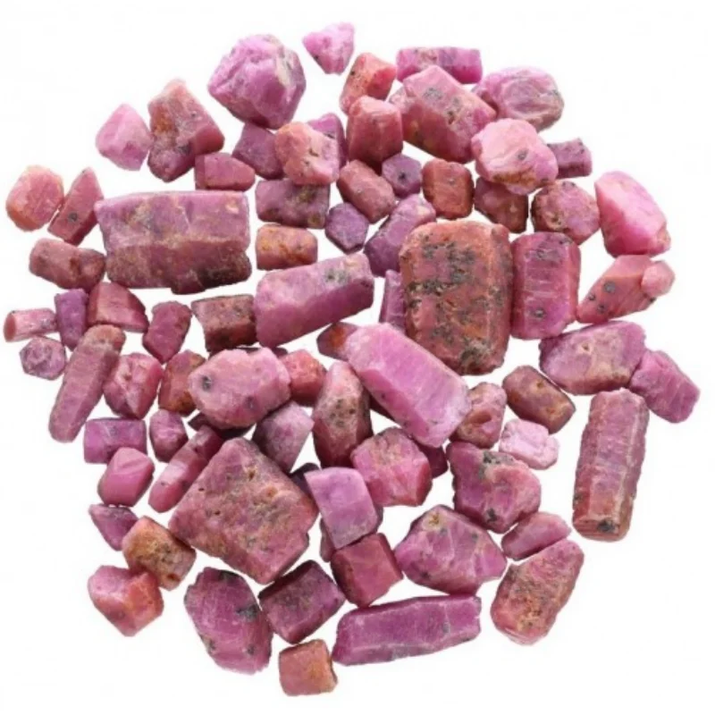 20 جرام/60 جرام/130 جرام ياقوت أحمر طبيعي خشن، لون نابض بالحياة، نسيج خشن، مثالي لصنع المجوهرات بنفسك والديكور المنزلي