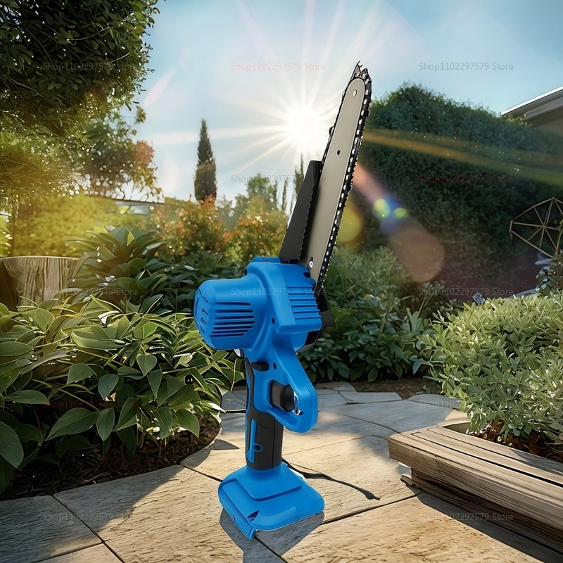 منشار كهربائي لاسلكي مقاس 6 بوصات - أداة بستنة وتسجيل محمولة خالية من البطارية - لقطع الخشب #4