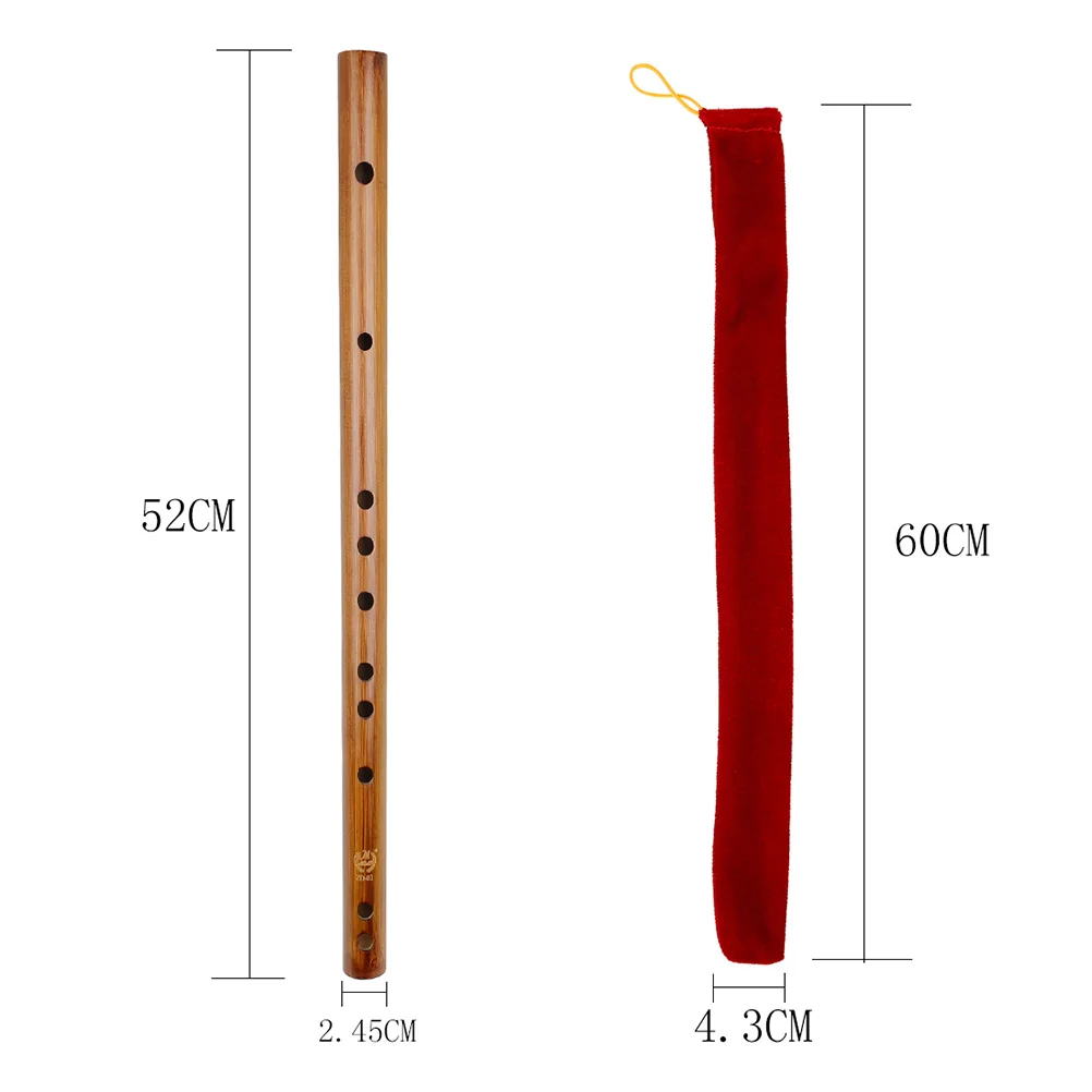

Bamboo Flute Instrument Small C Wooden Kids Musical Instruments American Style Child