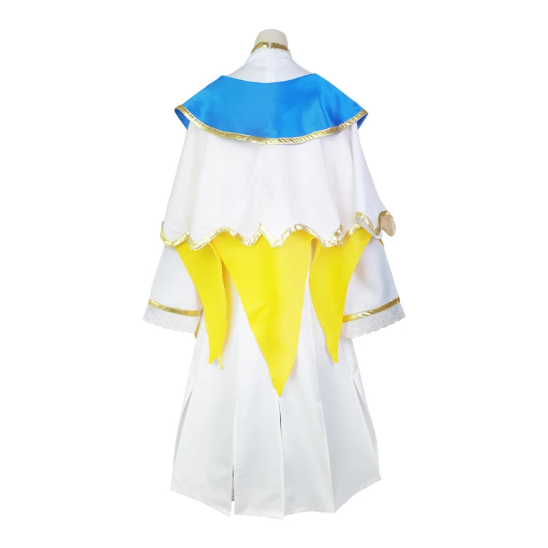 Goblin Slayer Costume Cosplay Priestess Set completo Goblin women Cosplay Priestess Onna Shinkan Costume Dress Halloween parrucca cappello