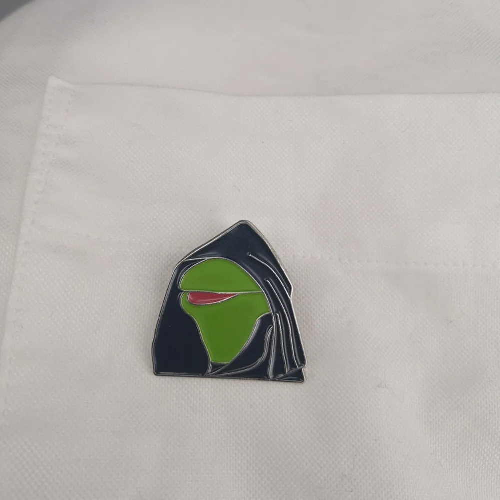 Top Grade Cartoon Pepe Frog Meme Enamel Pin Pyramid Thinking Drink Animal Metal Brooch Badge Jewelry Keychain Gift for Friends